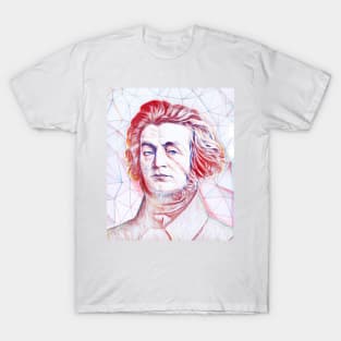 Adam Mickiewicz Portrait | Adam Mickiewicz Artwork | Line art T-Shirt